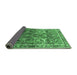 Sideview of Oriental Emerald Green Industrial Rug, urb2098emgrn