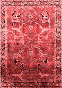 Oriental Red Industrial Rug, urb2098red