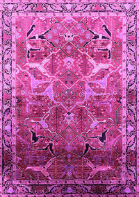 Oriental Pink Industrial Rug, urb2098pnk