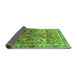 Sideview of Oriental Green Industrial Rug, urb2098grn