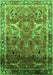 Oriental Green Industrial Rug, urb2098grn