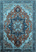 Oriental Light Blue Industrial Rug, urb2099lblu