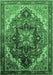 Oriental Emerald Green Industrial Rug, urb2099emgrn