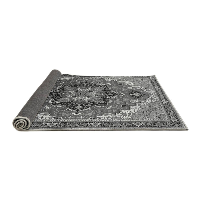 Sideview of Oriental Gray Industrial Rug, urb2099gry