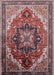 Mid-Century Modern Khaki Rose Pink Oriental Rug, urb2099