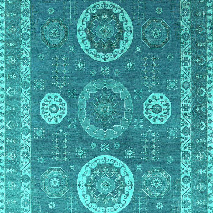Oriental Turquoise Industrial Rug, urb2100turq