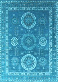 Oriental Light Blue Industrial Rug, urb2100lblu