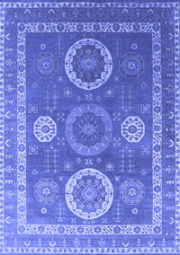 Oriental Blue Industrial Rug, urb2100blu