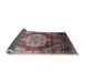 Sideview of Mid-Century Modern Chestnut Brown Oriental Rug, urb2101