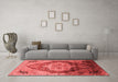 Industrial Red Washable Rugs