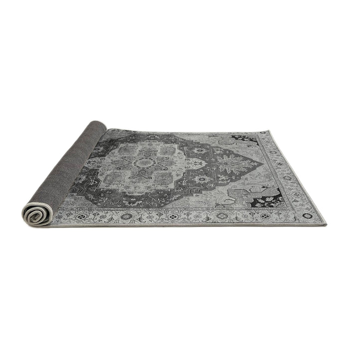 Sideview of Oriental Gray Industrial Rug, urb2101gry