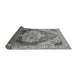 Sideview of Oriental Gray Industrial Rug, urb2101gry