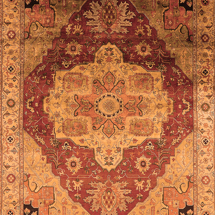 Machine Washable Oriental Orange Industrial Area Rugs, wshurb2101org