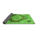 Sideview of Oriental Green Industrial Rug, urb2101grn