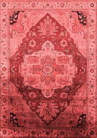 Oriental Red Industrial Rug, urb2101red