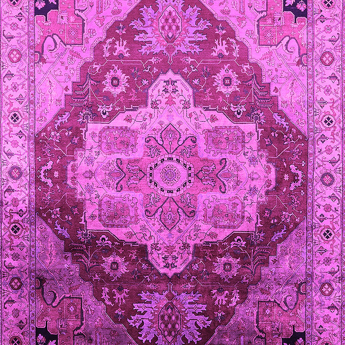 Machine Washable Oriental Pink Industrial Rug, wshurb2101pnk