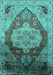 Oriental Turquoise Industrial Rug, urb2101turq