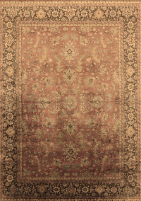 Oriental Brown Industrial Rug, urb2102brn