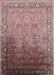 Mid-Century Modern Chestnut Brown Oriental Rug, urb2102