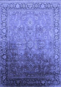 Oriental Blue Industrial Rug, urb2102blu