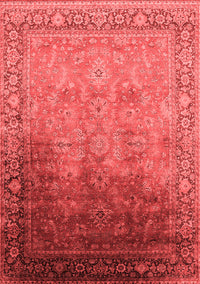 Oriental Red Industrial Rug, urb2102red