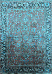 Oriental Light Blue Industrial Rug, urb2102lblu