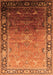 Machine Washable Oriental Orange Industrial Area Rugs, wshurb2103org