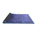 Sideview of Oriental Blue Industrial Rug, urb2103blu