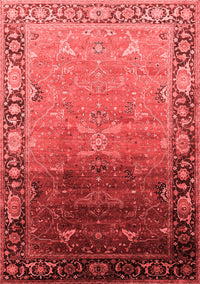 Oriental Red Industrial Rug, urb2103red