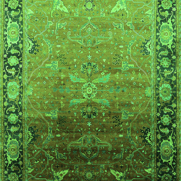 Oriental Green Industrial Rug, urb2103grn