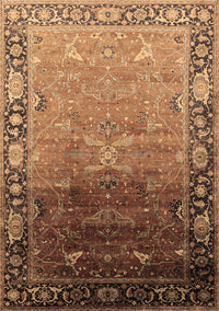 Oriental Brown Industrial Rug, urb2103brn