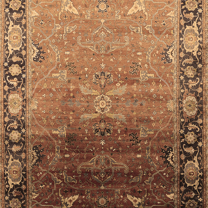 Oriental Brown Industrial Rug, urb2103brn