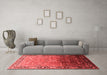 Industrial Red Washable Rugs