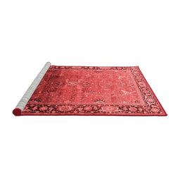 Industrial Red Washable Rugs