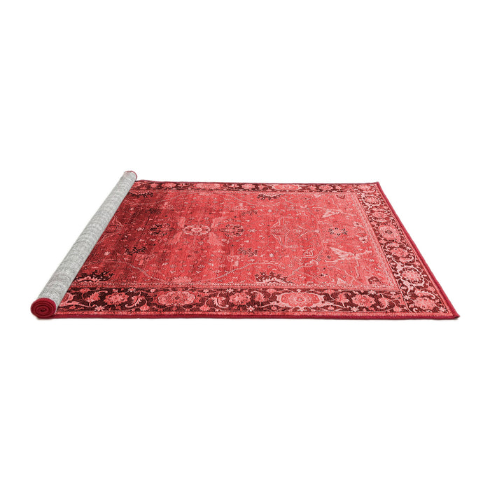 Industrial Red Washable Rugs
