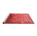 Industrial Red Washable Rugs