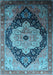 Oriental Light Blue Industrial Rug, urb2104lblu