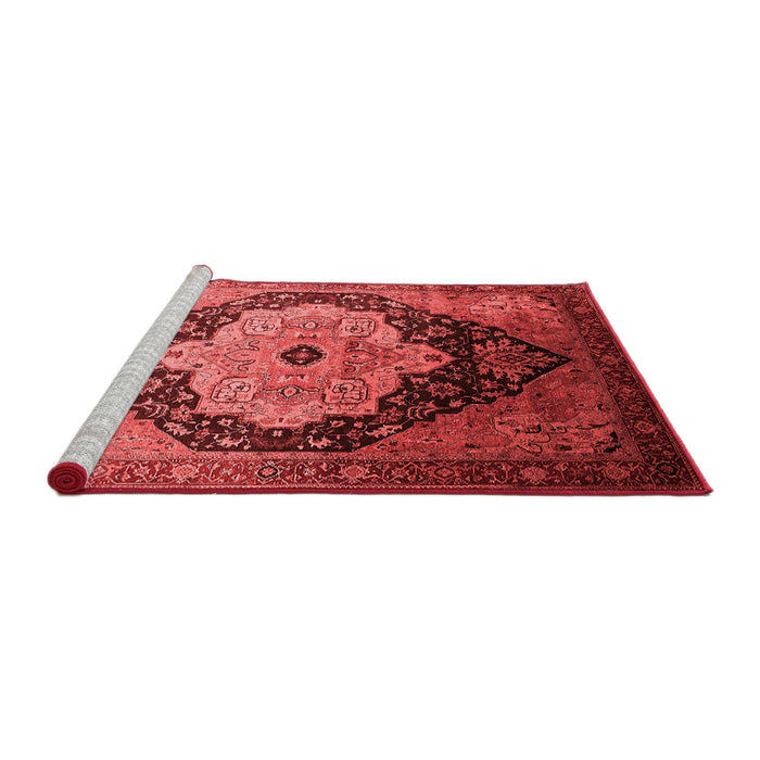Industrial Red Washable Rugs