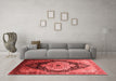 Industrial Red Washable Rugs