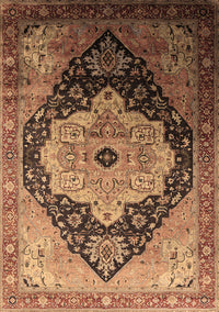 Oriental Brown Industrial Rug, urb2104brn