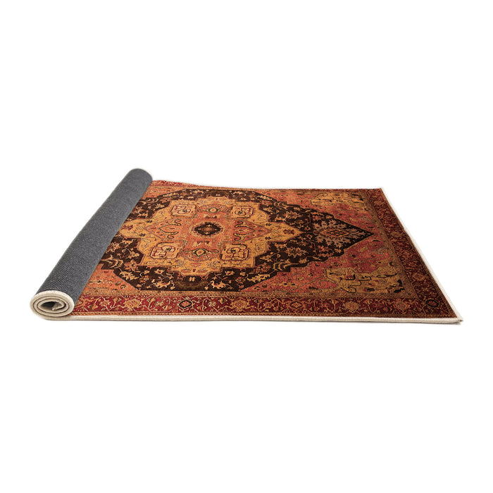 Sideview of Oriental Orange Industrial Rug, urb2104org