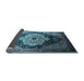 Sideview of Oriental Light Blue Industrial Rug, urb2104lblu