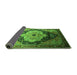 Sideview of Oriental Green Industrial Rug, urb2104grn