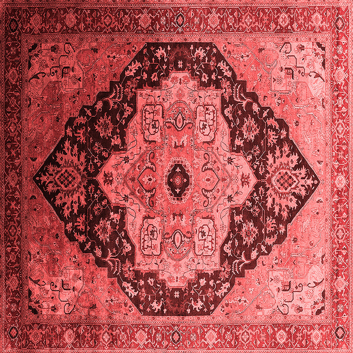 Oriental Red Industrial Rug, urb2104red