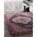 Machine Washable Industrial Modern Pink Rug in a Family Room, wshurb2104