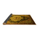 Sideview of Oriental Yellow Industrial Rug, urb2104yw