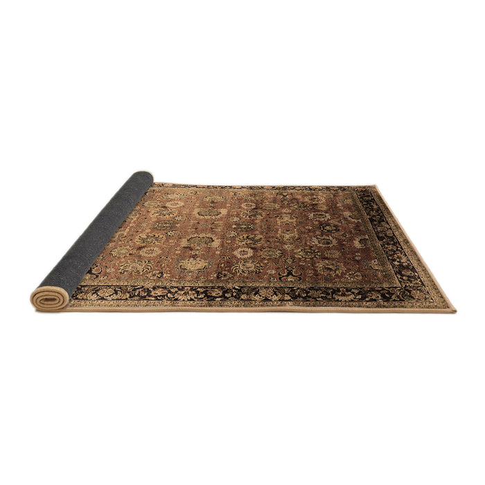 Sideview of Oriental Brown Industrial Rug, urb2105brn