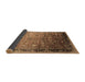 Sideview of Oriental Brown Industrial Rug, urb2105brn