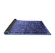 Sideview of Oriental Blue Industrial Rug, urb2105blu