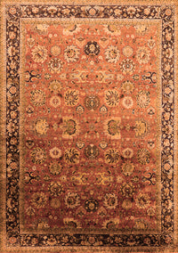 Oriental Orange Industrial Rug, urb2105org